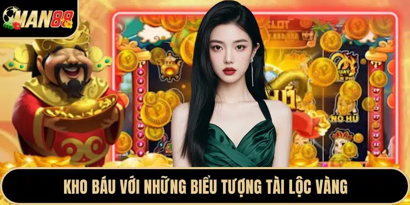 Kho báu với những biểu tượng tài lộc vàng